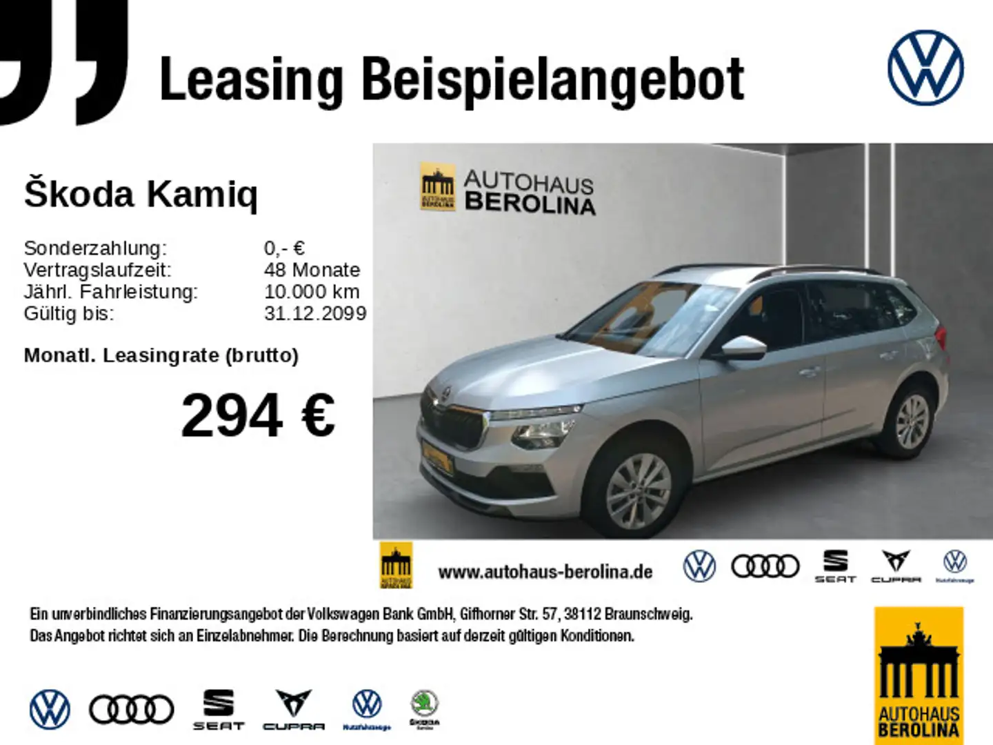 Skoda Kamiq 1.0 TSI Selection DSG *R-CAM*PDC*GRA*SHZ* Argent - 1