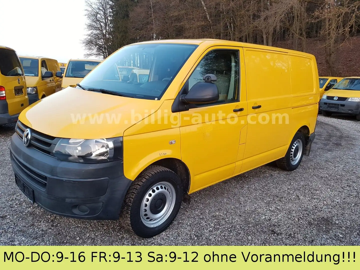Volkswagen T5 Transporter 2.0TDI EU5*2xSchiebetüre*1.Hand* Żółty - 2