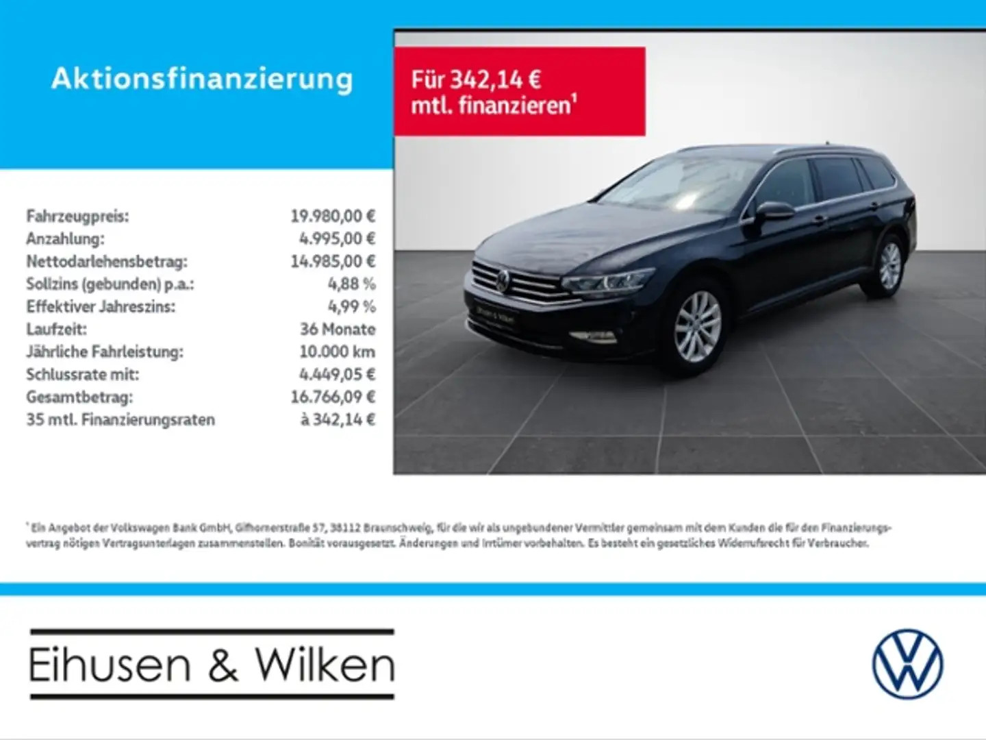 Volkswagen Passat Variant 1.6+TDI+DSG+BUSINESS+LED+KEYLESS+ Schwarz - 1