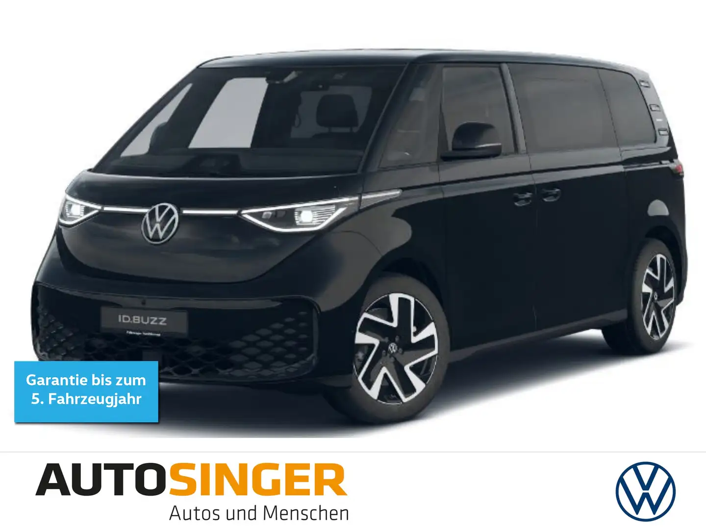 Volkswagen ID. Buzz ENERGY LANG LR 7-S*WÄRME*360*AHK*3-Z Schwarz - 1
