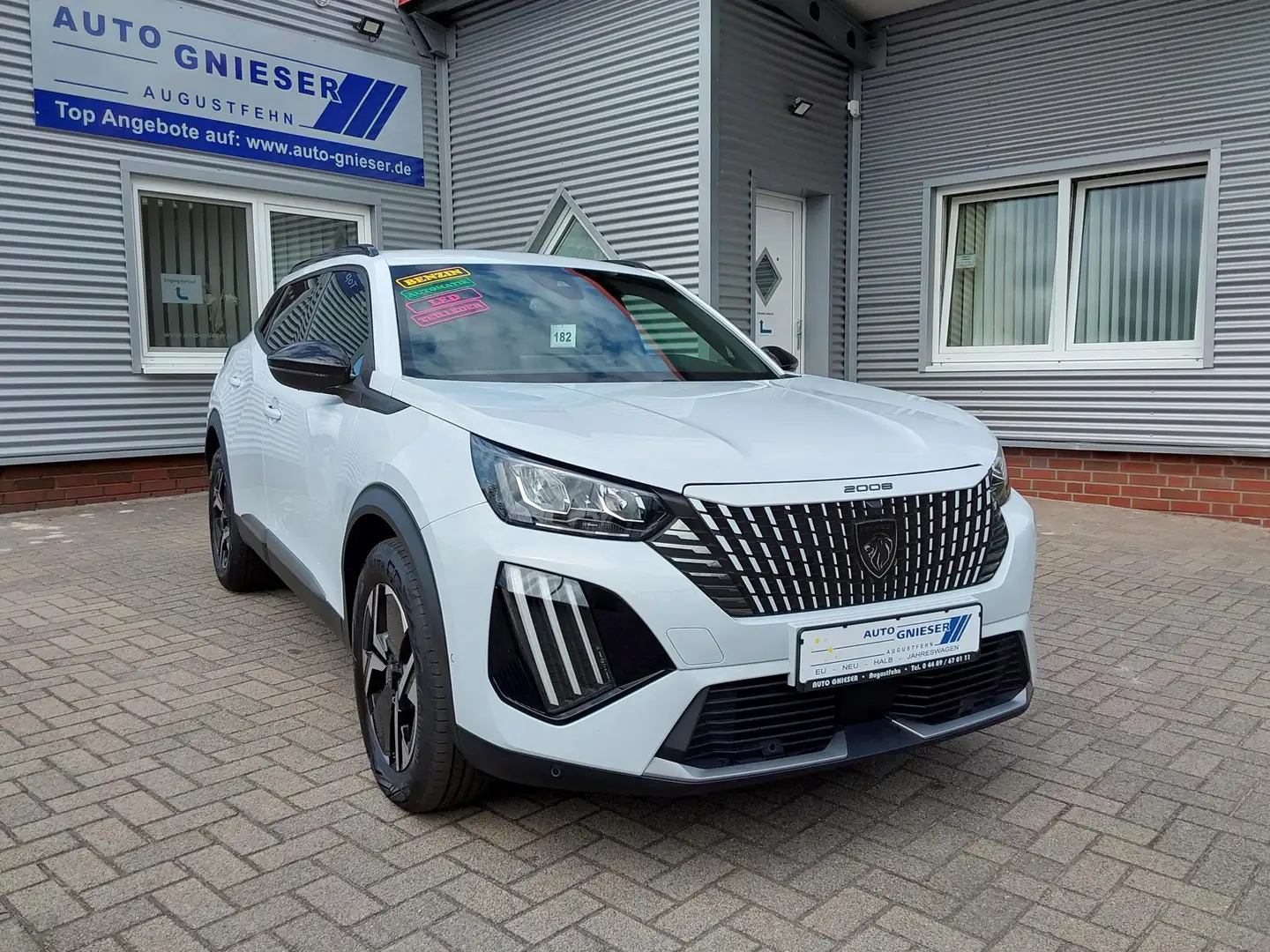 Peugeot 2008 1.2 PureTech 130 Allure ACC/APP/LED/SHZ/PDC/KAM... Weiß - 1