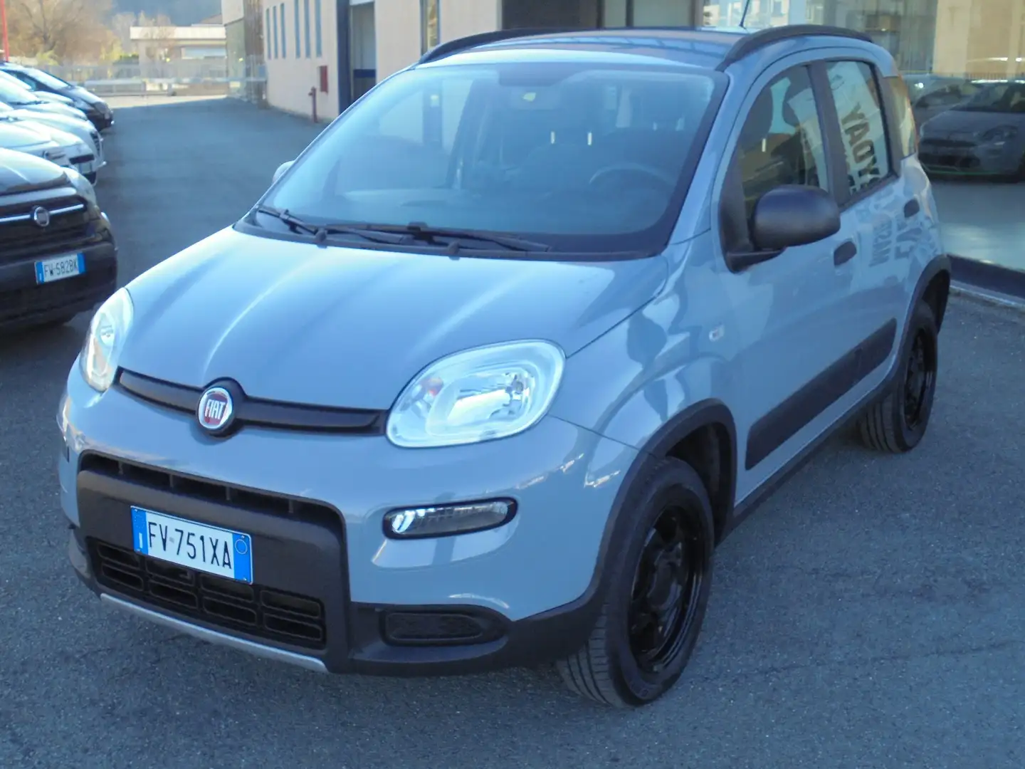 Fiat Panda Panda 0.9 t.air t. 4x4 s&s  48651  km.  CERT. Grigio - 1