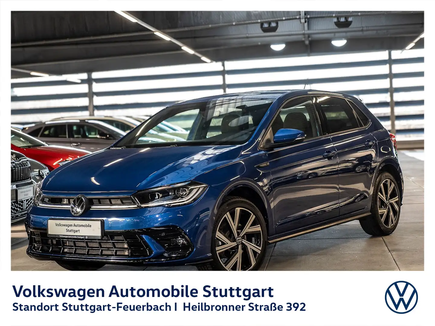 Volkswagen Polo 1.0 TSI R-Line DSG 81 kW Blau - 1