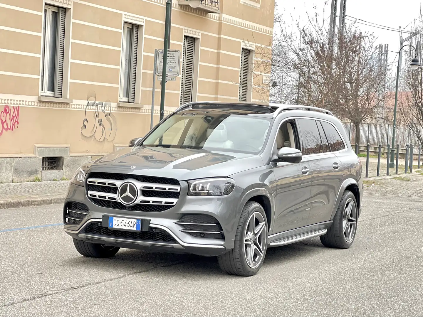 Mercedes-Benz GLS 580 4.0 V8 EQ-Boost 490cv aut9 4Matic 7Posti Premium P Szary - 1
