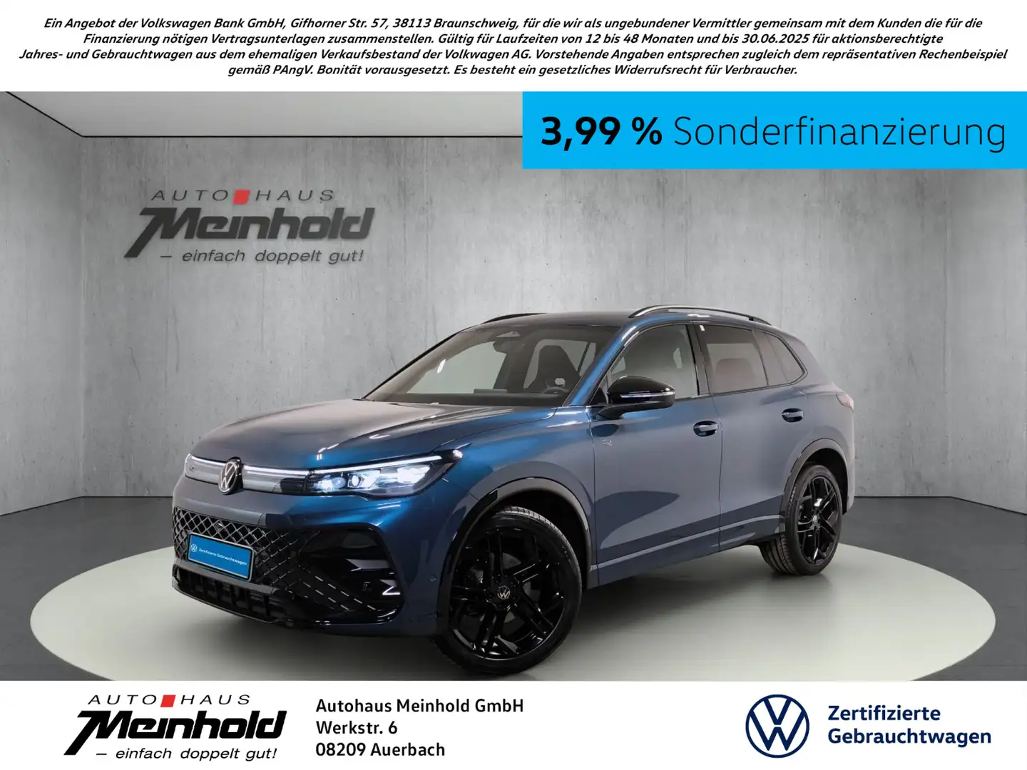 Volkswagen Tiguan 1.5 TSI DSG R-Line Black Style, Matrix Blau - 1