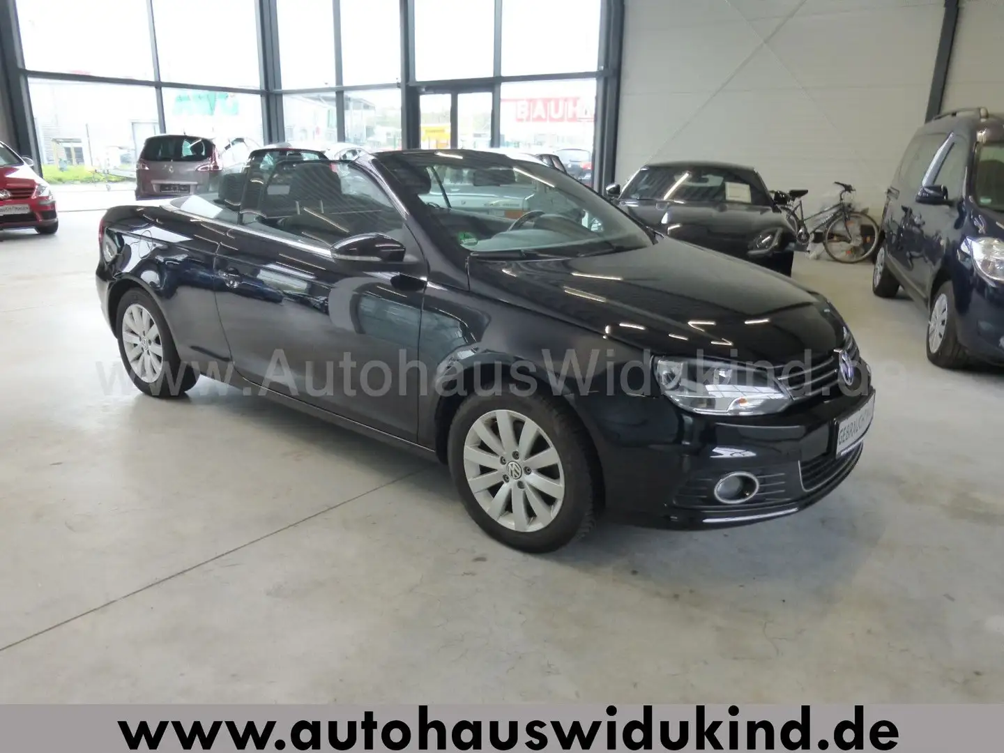 Volkswagen Eos 2.0TDI Cabrio Navi Klima Panorama nur 104tkm Negro - 2