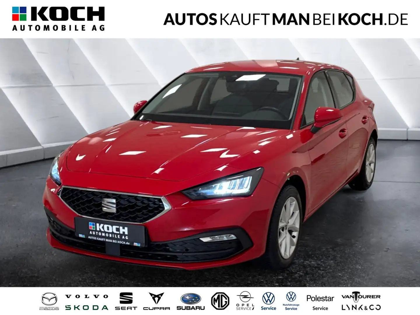 SEAT Leon 1.0 TSI Style LED KLIMAAUT SHZ PDC TELEFON Rot - 1