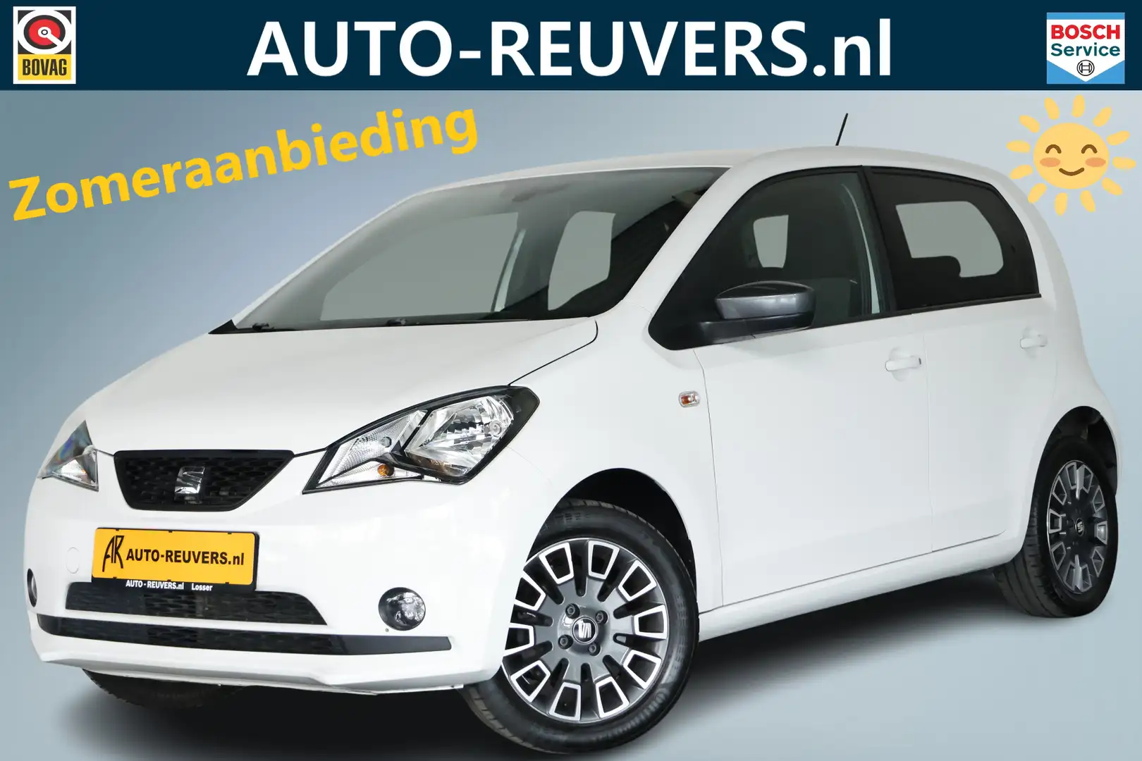 SEAT Mii 1.0 Sport EcoFuel (CNG) / Cruise Control / Airco / Wit - 1
