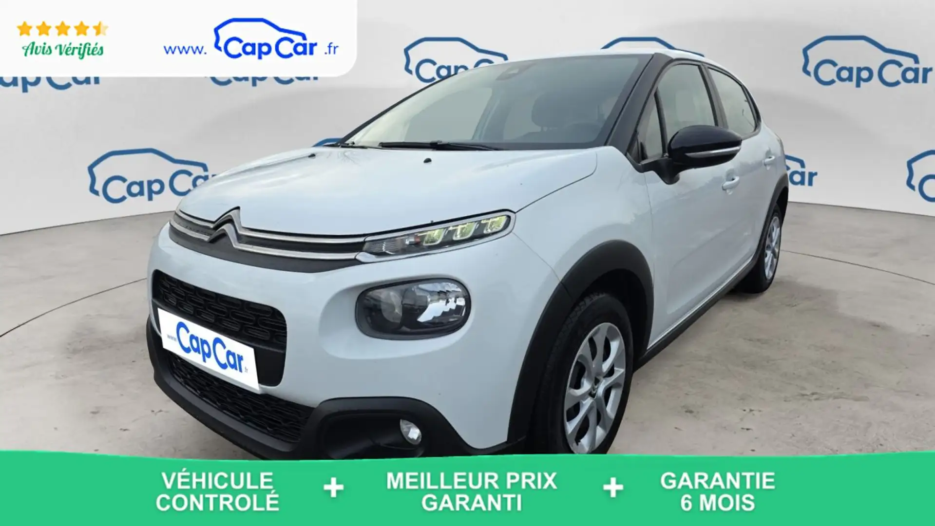 Citroen C3 1.6 BlueHDi 75 Feel Business Blanc - 1
