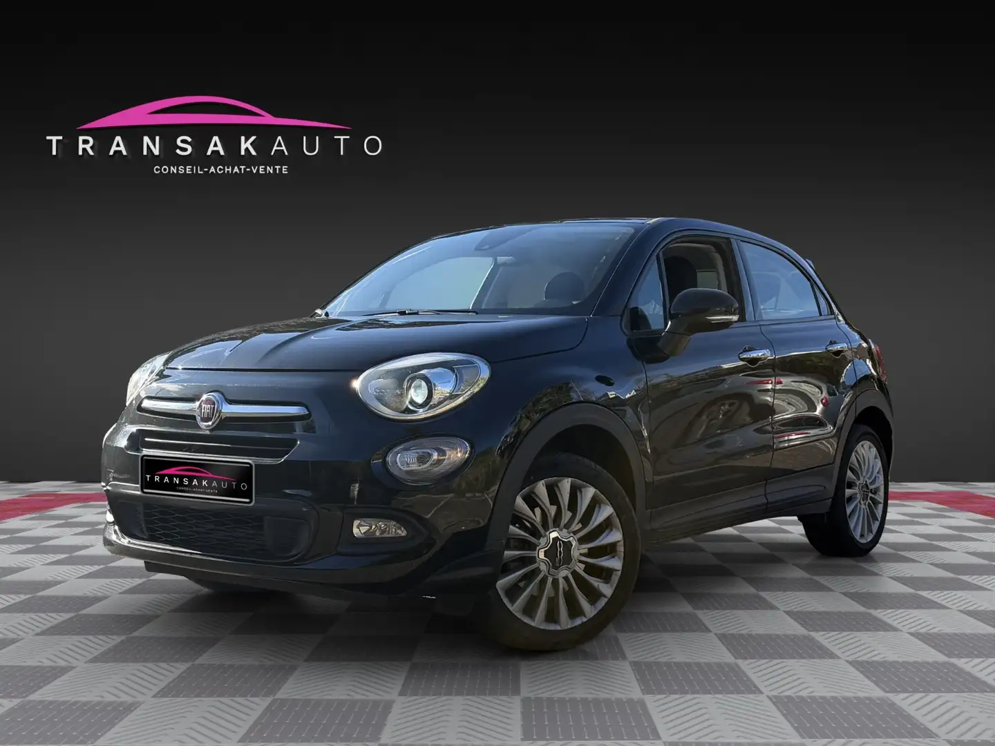 Fiat 500X 500X 1.4 MultiAir 140 ch DCT Lounge Noir - 1