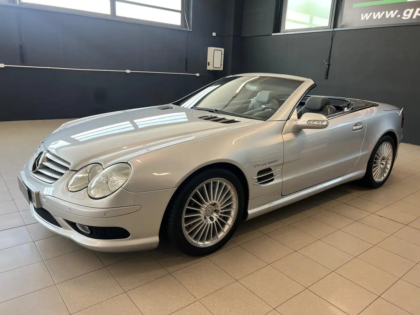 Mercedes-Benz SL 55 AMG 1PROPRIETARIO ! SOLO 36000KM ! PRIMA VERNICE ! Argento - 2