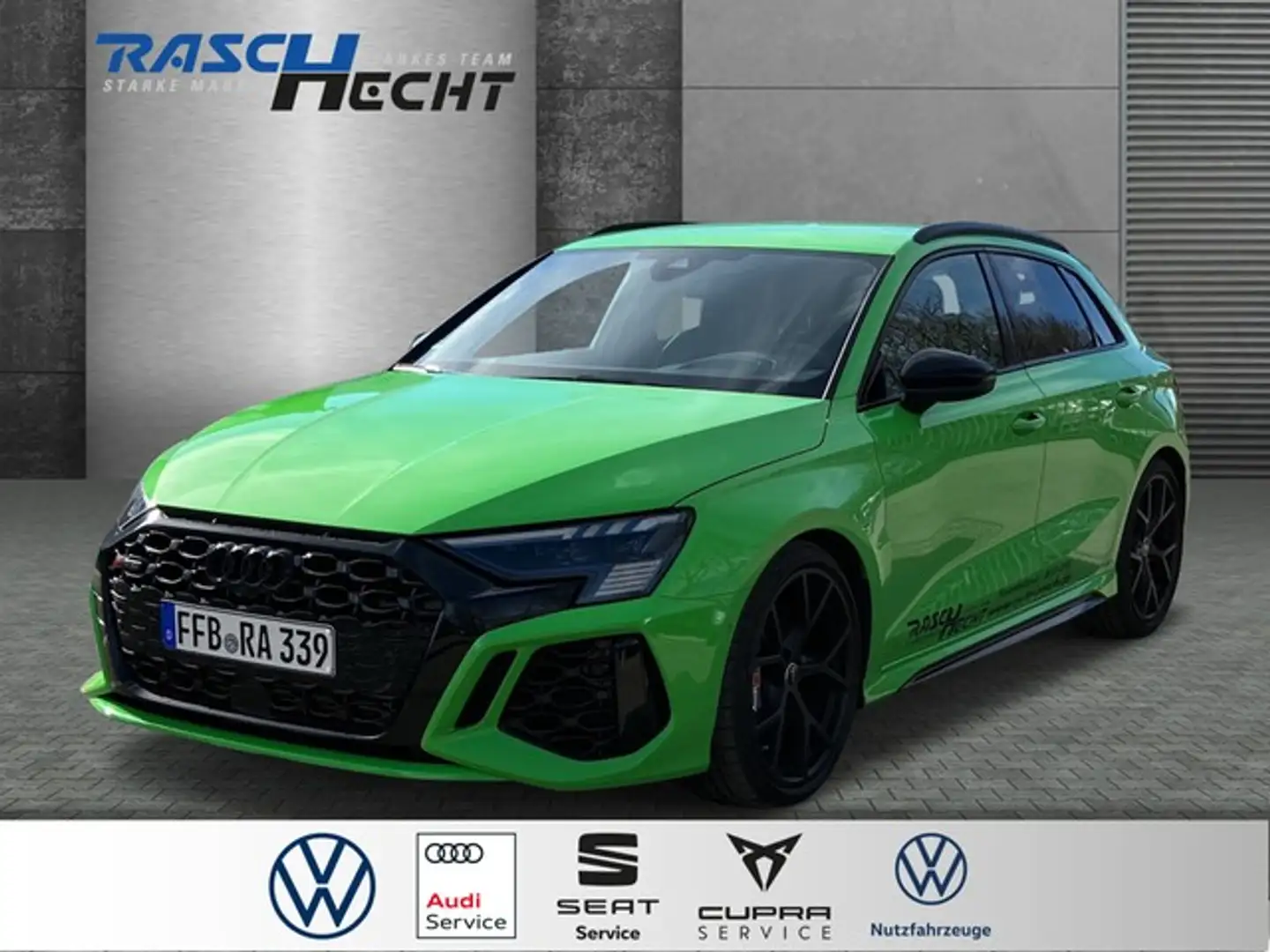 Audi RS3 Sportback 2.5 TFSI *290km/h*Matrix*Keramik* Green - 1