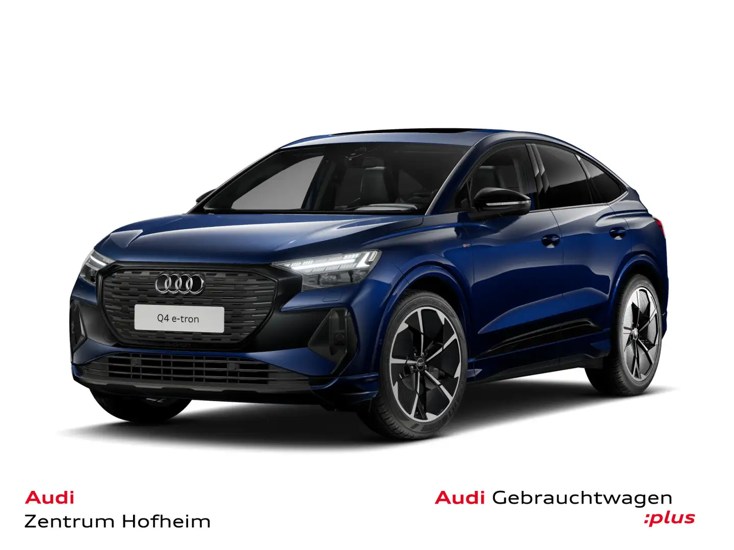 Audi Q4 e-tron 55 qu S line*Sonos*AR-HUD*Pa Blau - 1