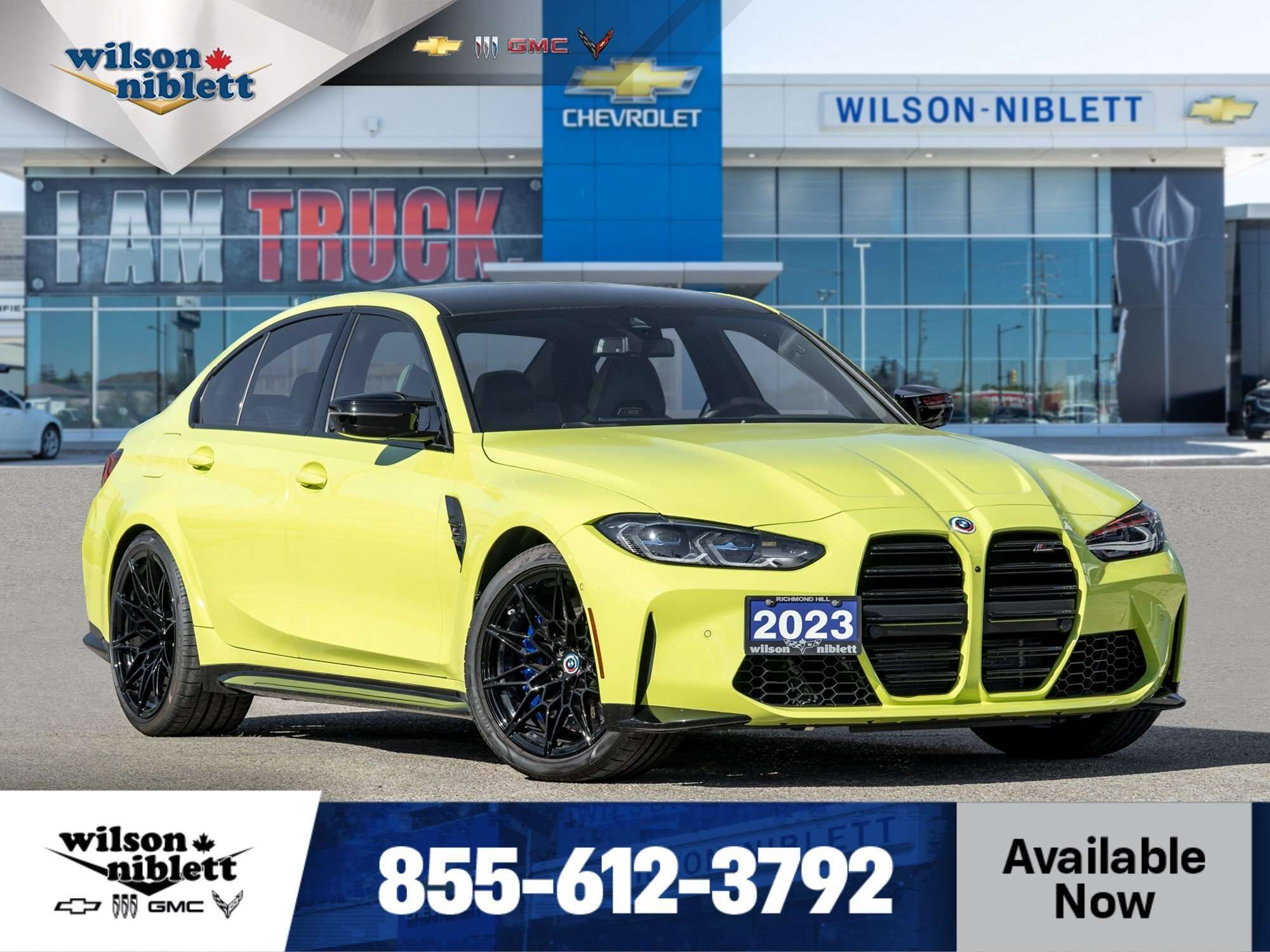used 2023 BMW M3 car, priced at $102,995