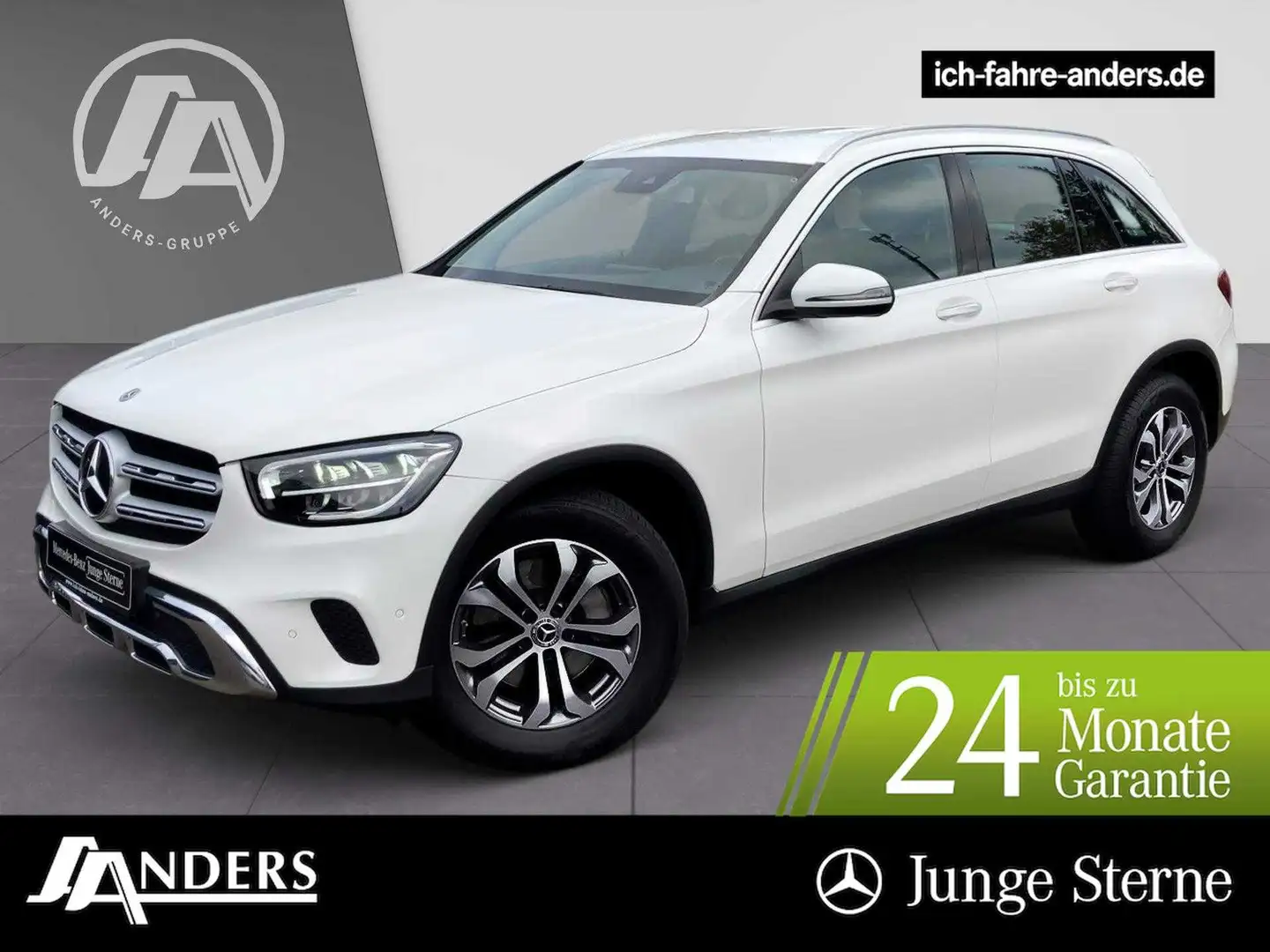 Mercedes-Benz GLC 220 d 4M MBUX+SHZ+LED+Kam+AHK+Distr+Key+EASY Weiß - 1