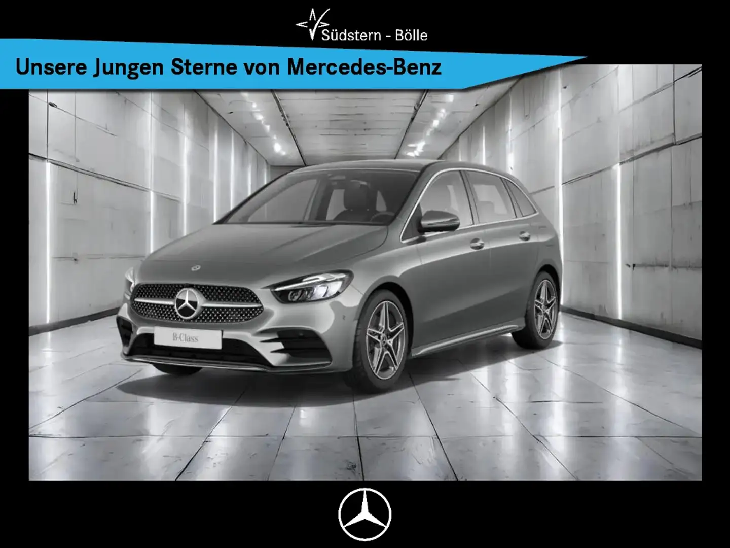 Mercedes-Benz B 200 +AMG+SHZ+DISTRO+AMBIENTE+PANO-DACH+AHK+PDC Grau - 1