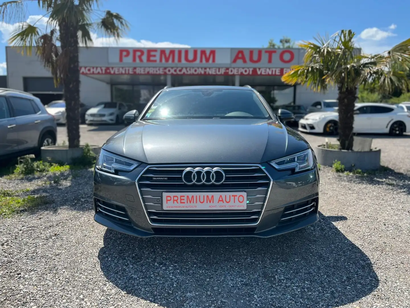 Audi A4 Quattro (8W5) 2.0 TDi 16V S-Tronic7 190 cv Gris - 1