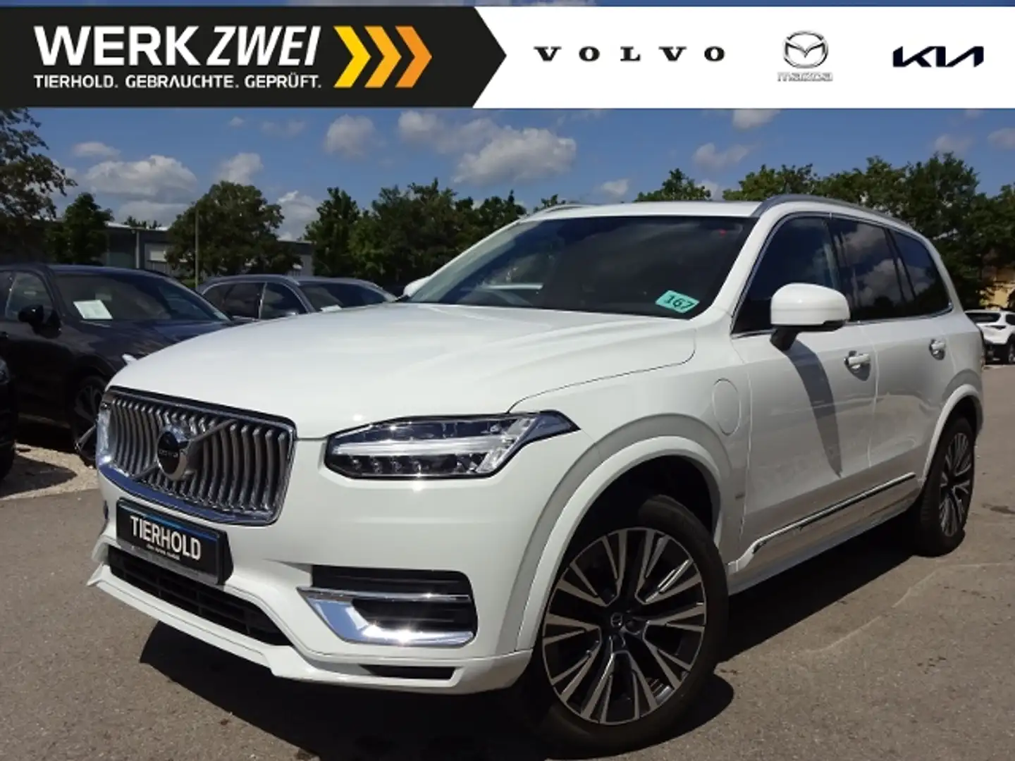 Volvo XC90 T8 Inscription Plug-In AWD ACC AHK 7Sitze Weiß - 1