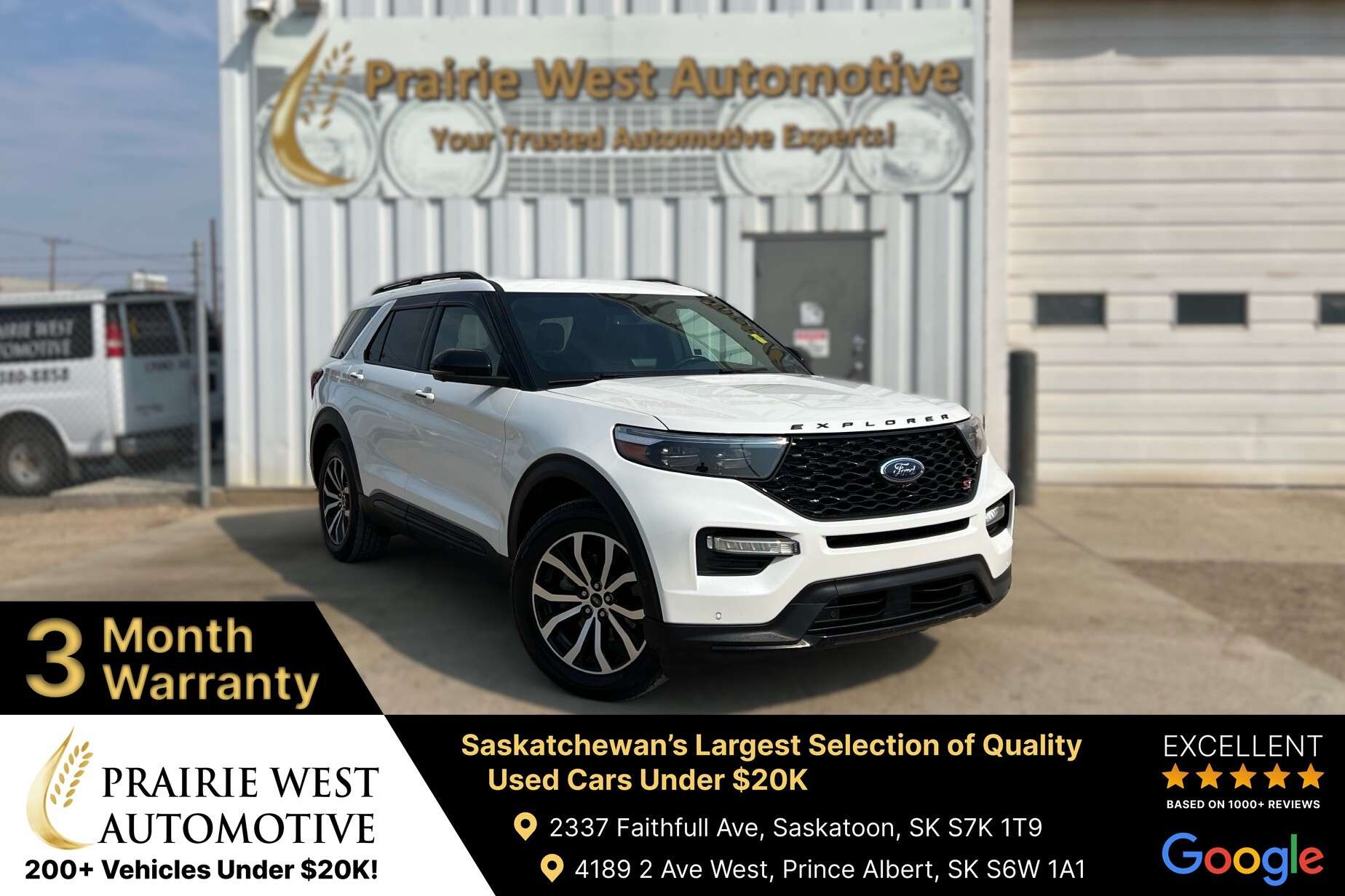2020 Ford Explorer ST 4WD 7 Passenger | No Accident| One Owner