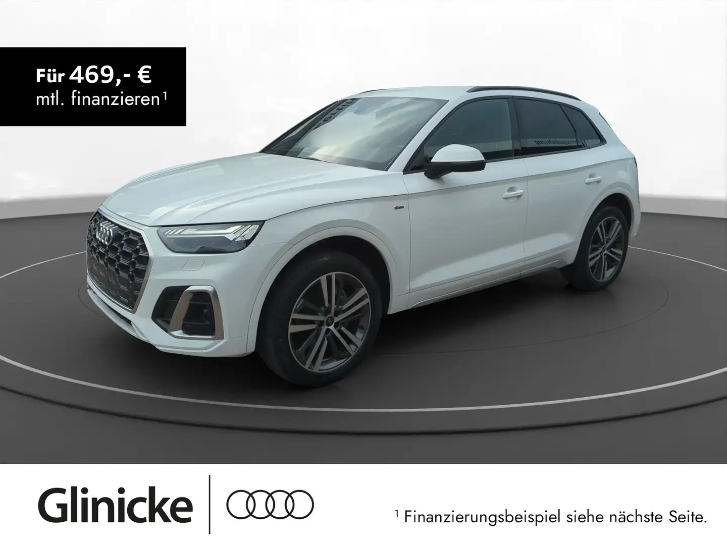 Audi Q5 40 2.0 TDI quattro S-Line Blanc - 1