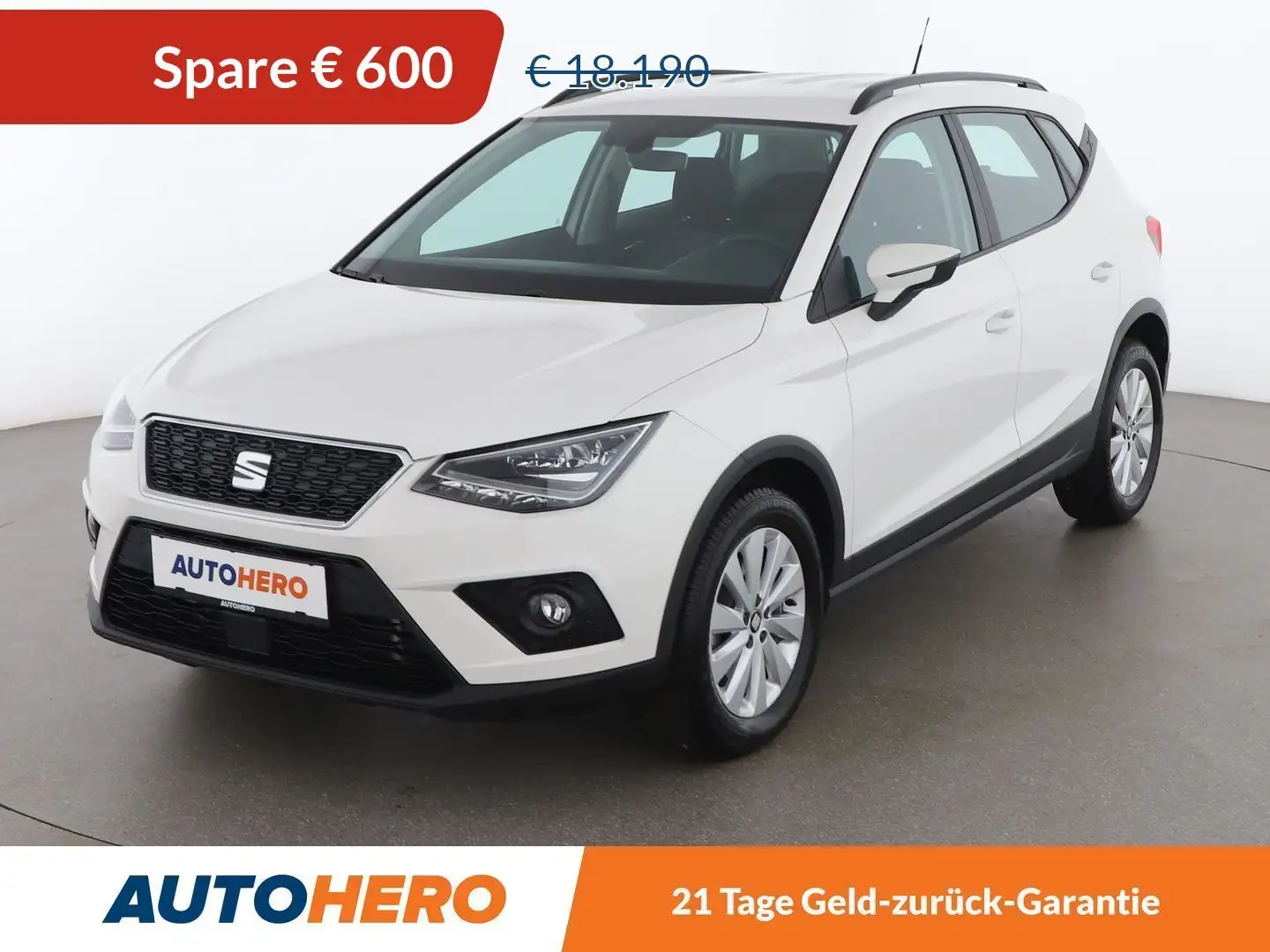 SEAT Arona 1.6 TDI Style Aut. *LED*ACC*FRONT ASSIST* Blanc - 1