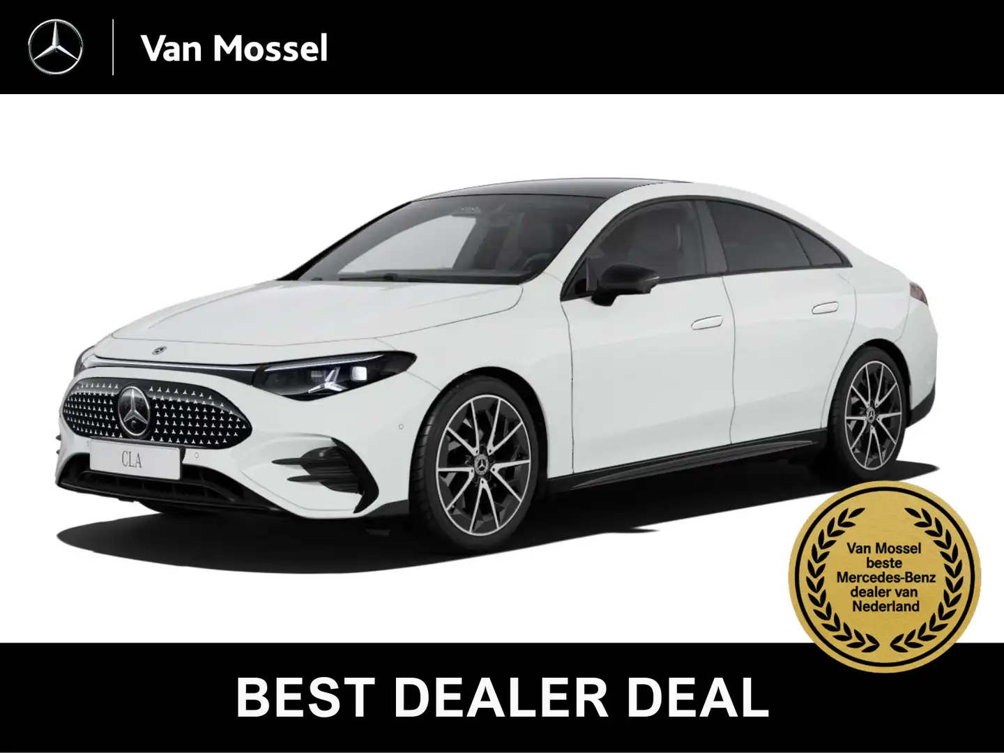 Mercedes-Benz CLA 250 250+ Launch Edition 85 kWh AMG Line / Panoramadak Weiß - 1