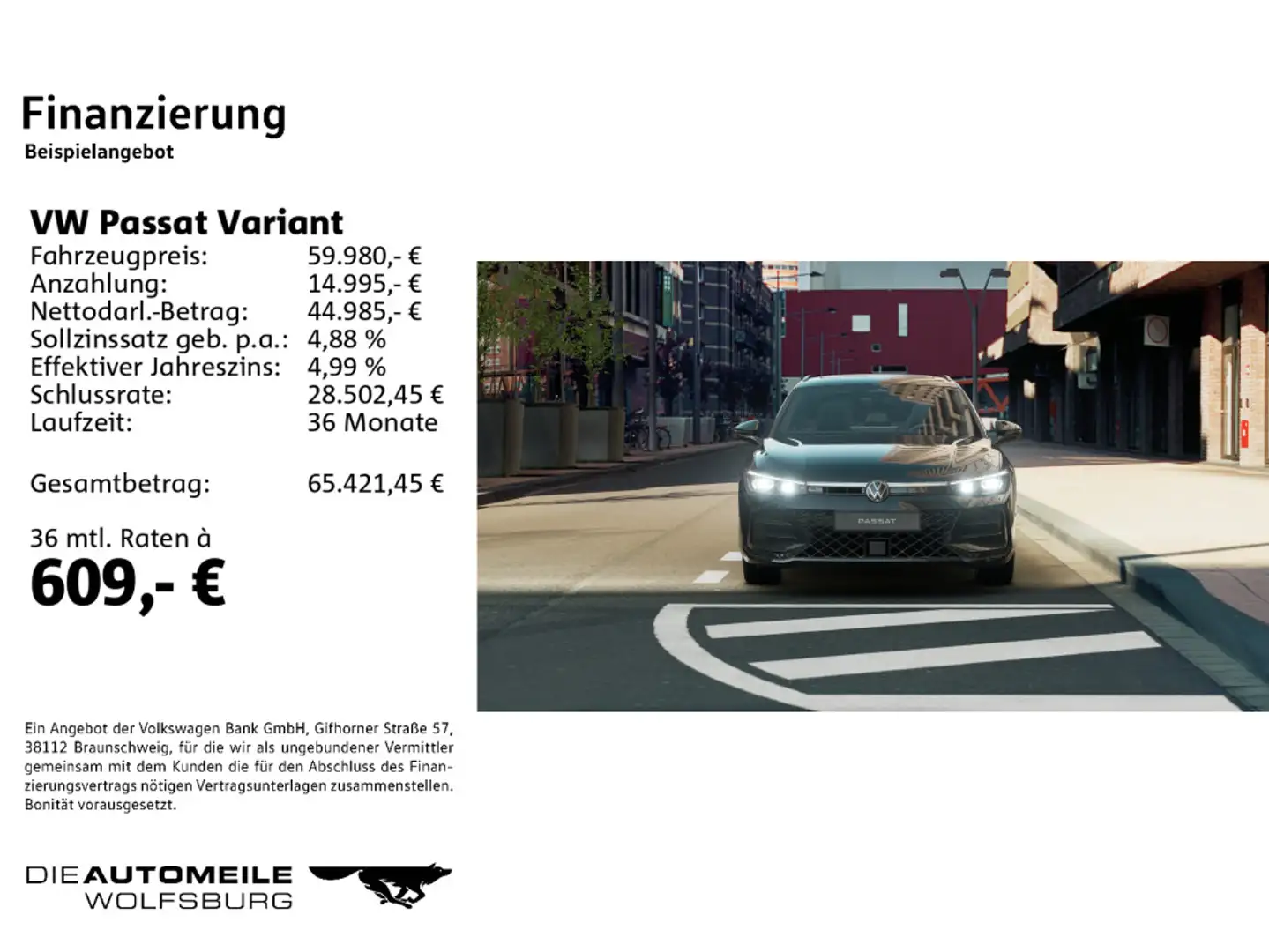 Volkswagen Passat Variant 2.0 TDI SCR 4Motion DSG R-Line "S Schwarz - 2