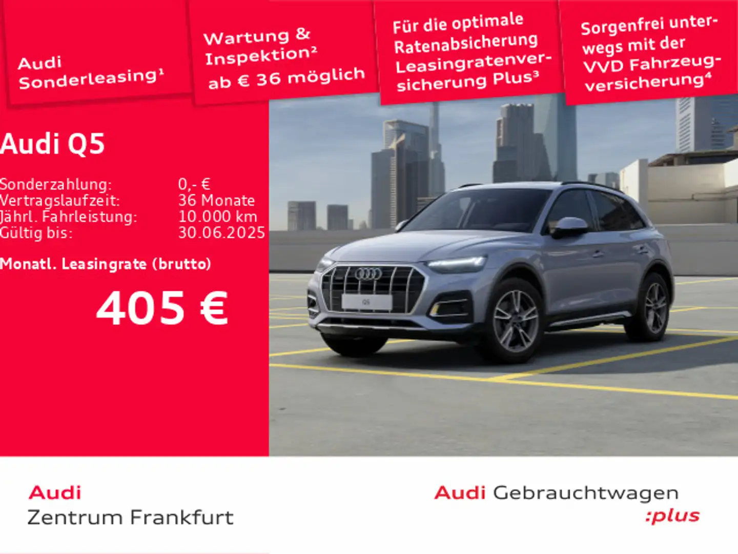 Audi Q5 45 TFSI quattro S tronic advanced MatrixLED A Silber - 1