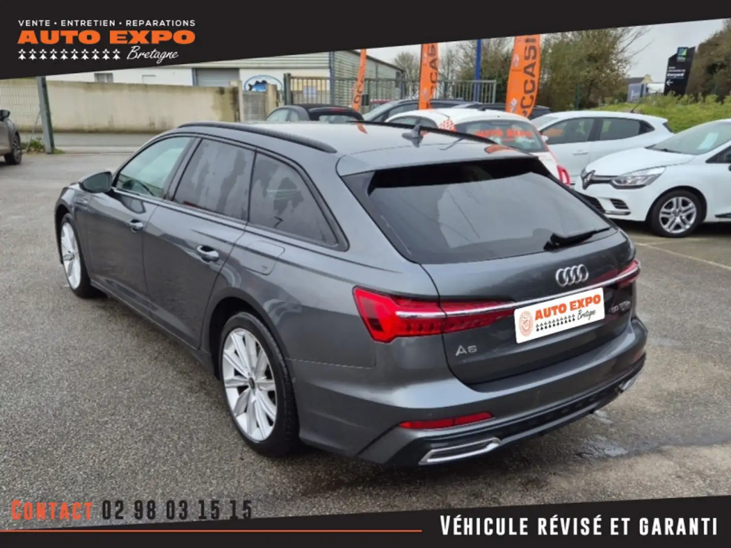 Audi A6 50 TFSI E 299CH S LINE QUATTRO S TRONIC 7 Gris - 2