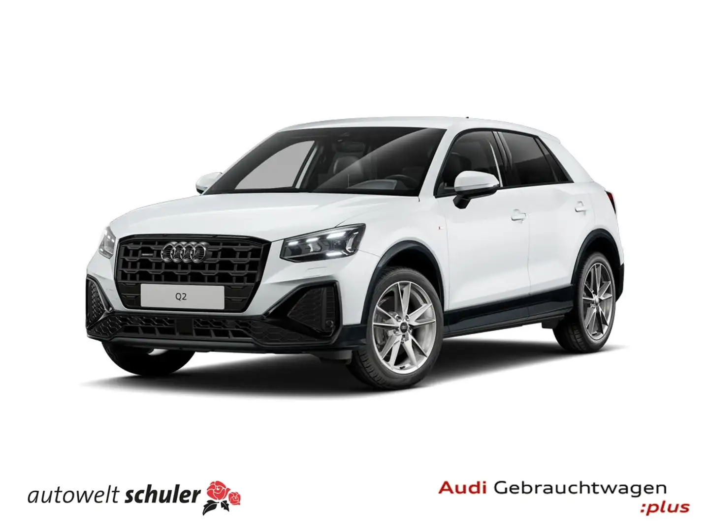 Audi Q2 2.0 TFSI S-tronic quattro S-line AHK Navi Matrix- Weiß - 1