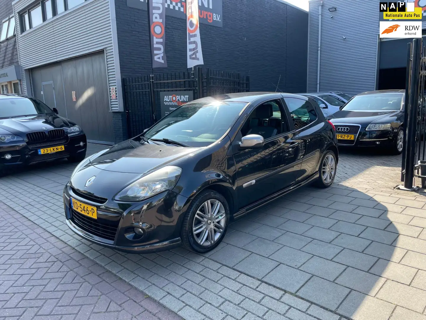 Renault Clio 1.6 GT Sport LPG/G3 Navigatie Airco NAP APK Zwart - 1