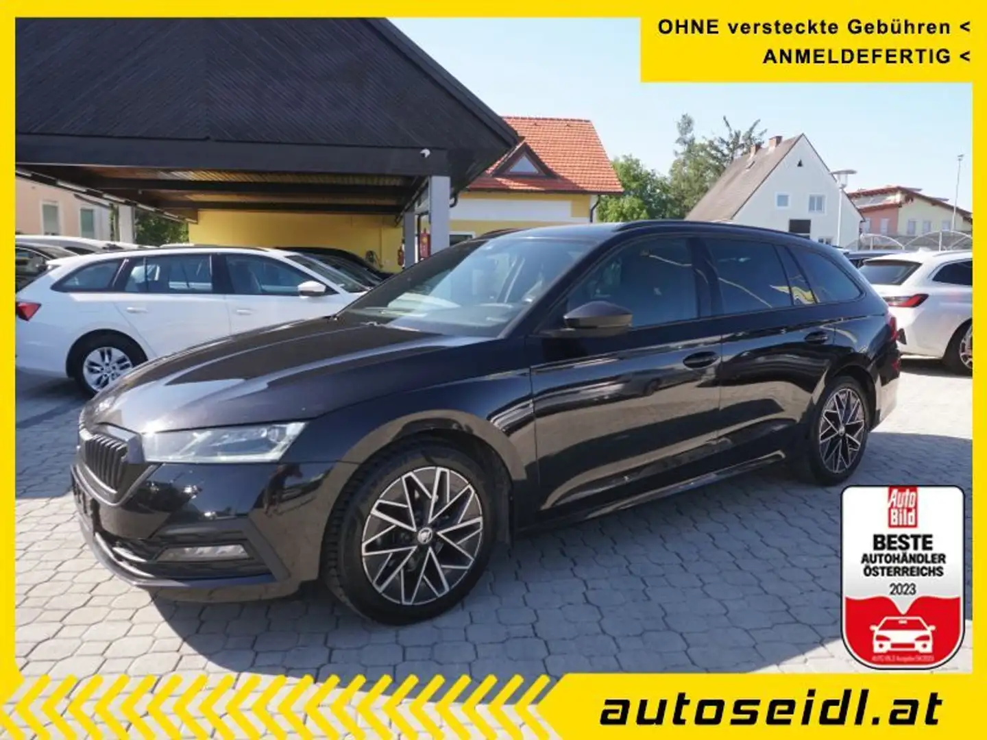 Skoda Octavia Combi 2,0 TDI Ambition DSG *SPORTPAKET* Noir - 1
