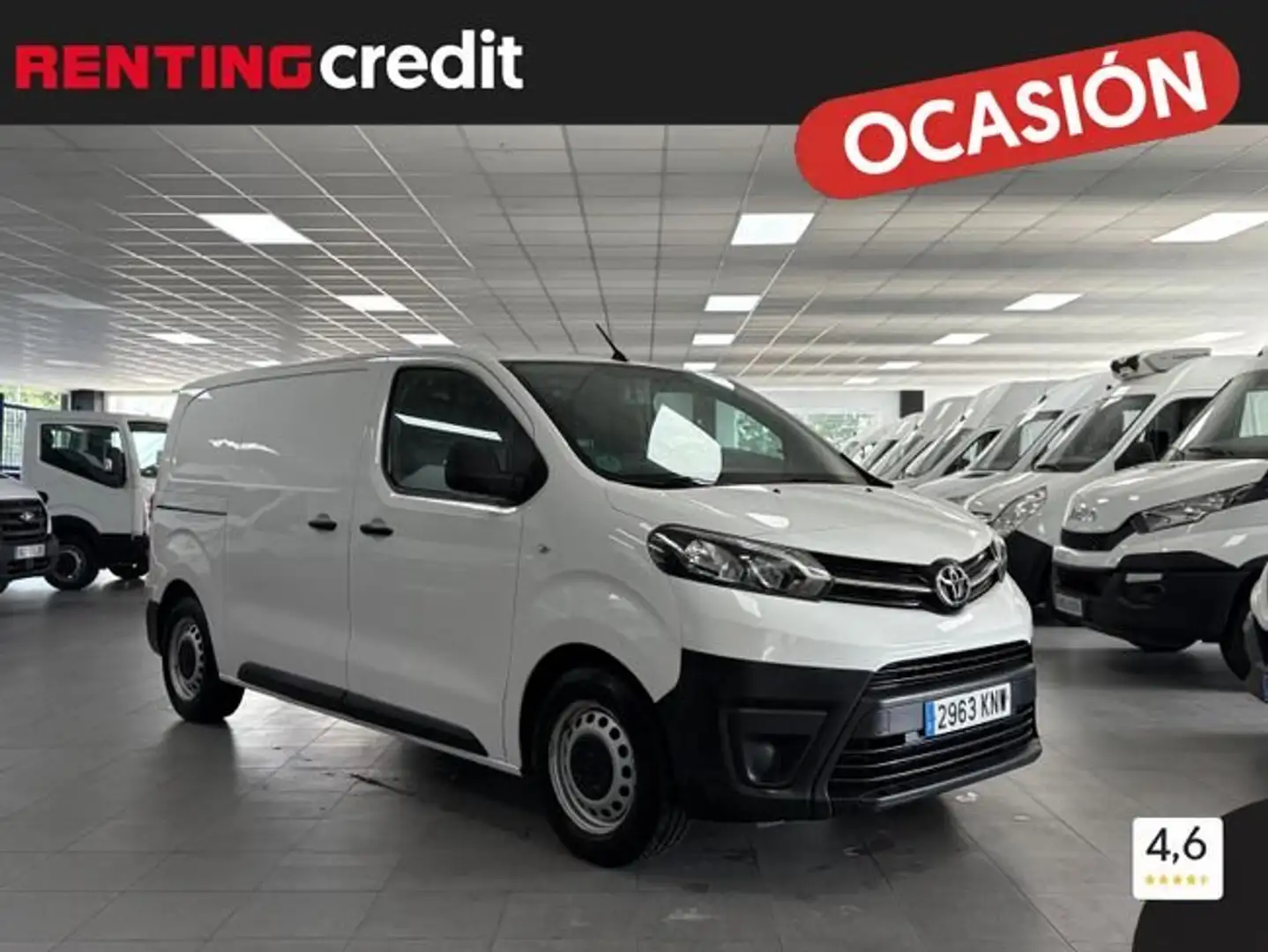 Toyota Proace 1.5D 100CV GX 1PL 2PT L1 furgón 75kW 4P ma Blanco - 1