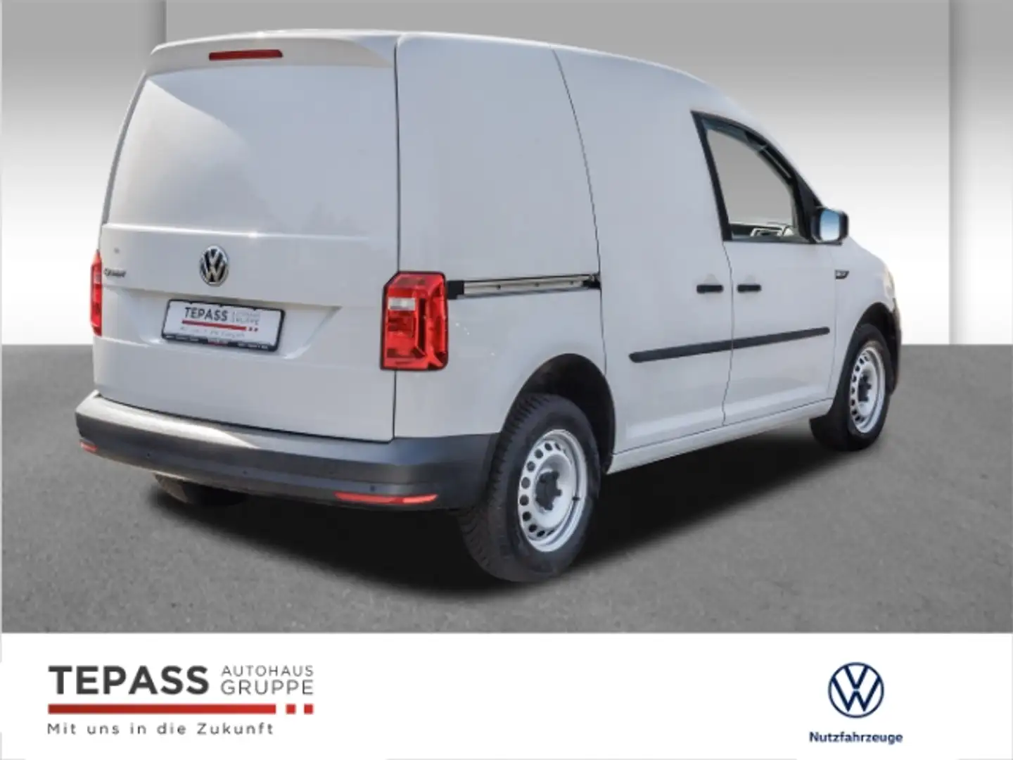 Volkswagen Caddy 2.0l TDI Kastenwagen KLIMA RADIO BODEN Blanco - 2