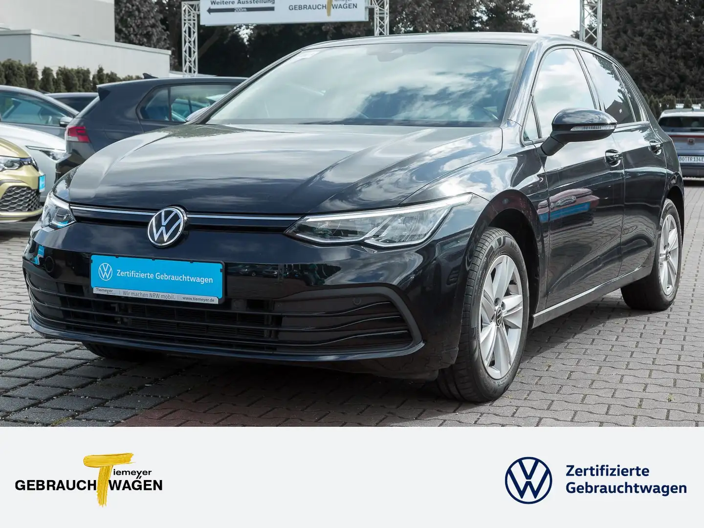 Volkswagen Golf 1.5 TSI DSG LIFE NAVI ACC PDC+ LED APP-CONN Schwarz - 1