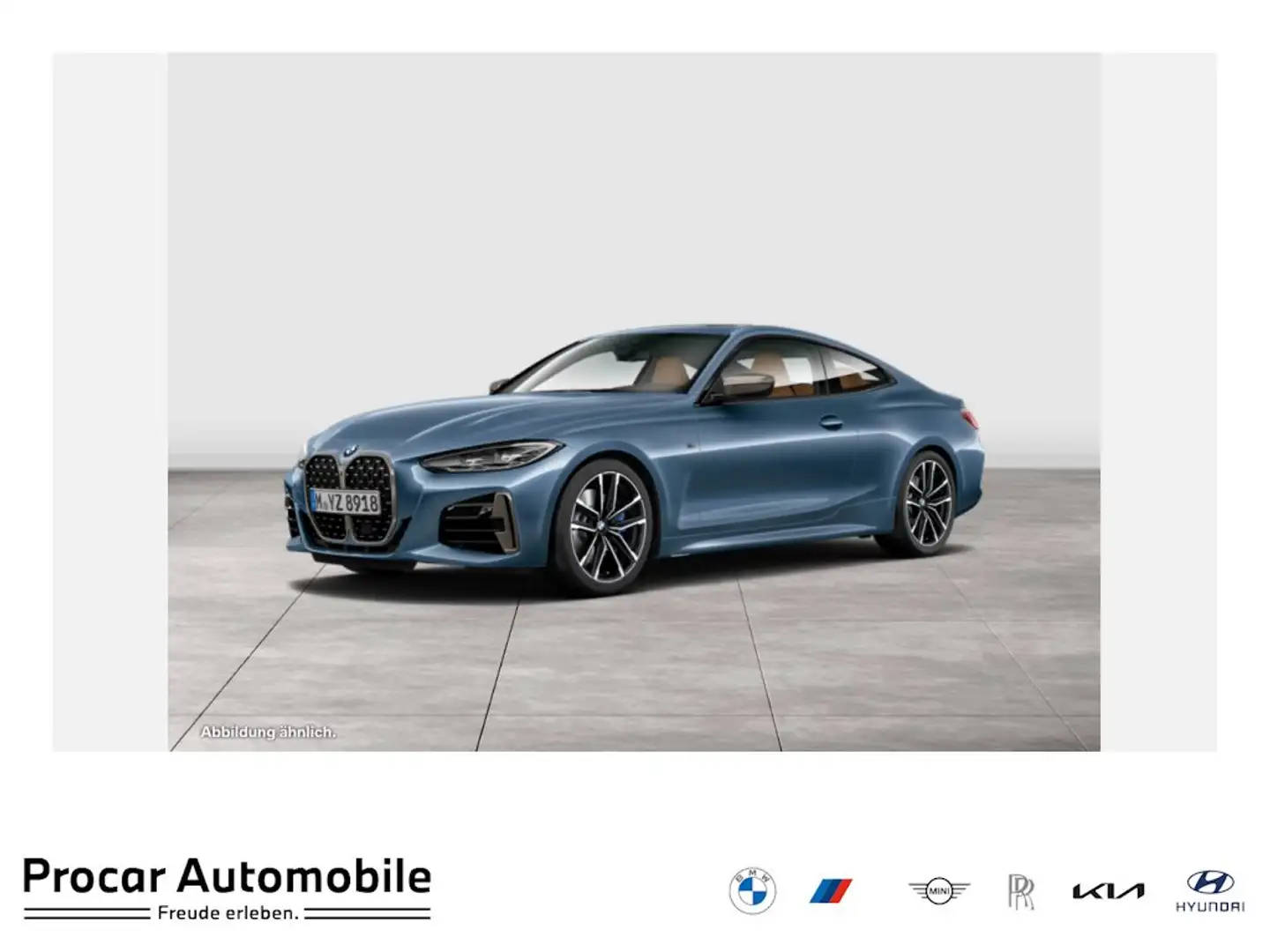 BMW 440 M440i xDrive Coupe Glasd. LC Prof. PA+ HiFi DAB Blauw - 1