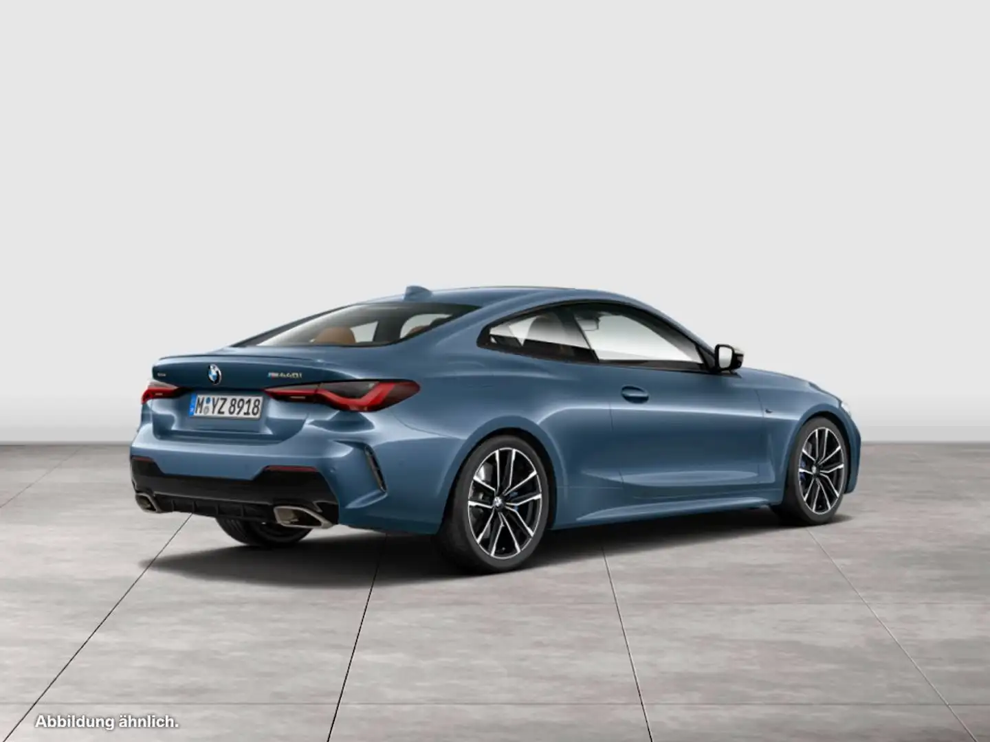 BMW 440 M440i xDrive Coupe Glasd. LC Prof. PA+ HiFi DAB Blauw - 2