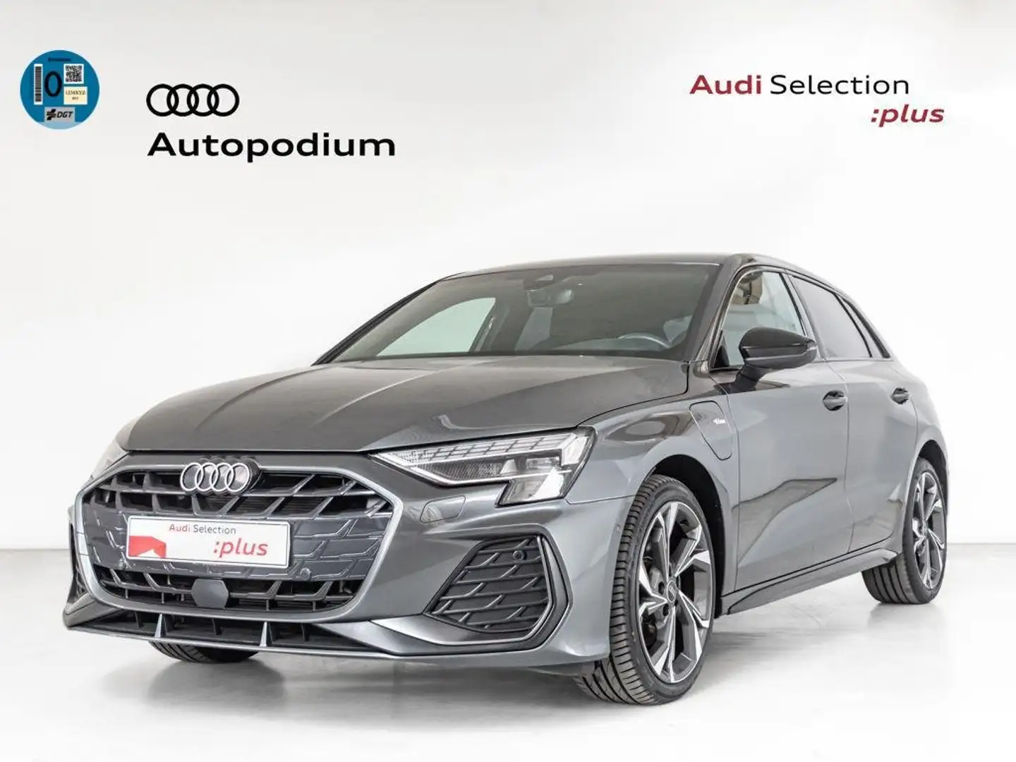 Audi A3 Sportback TFSI e S line S tronic 150kW Gris - 1