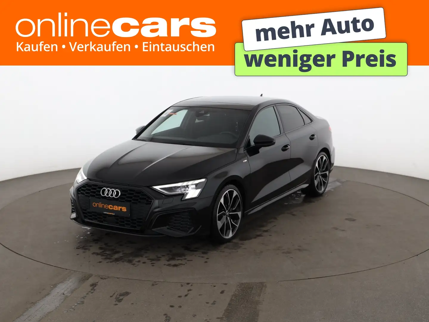 Audi A3 Limousine 35 TFSI S-Line Aut MATRIX RADAR NAVI Schwarz - 1