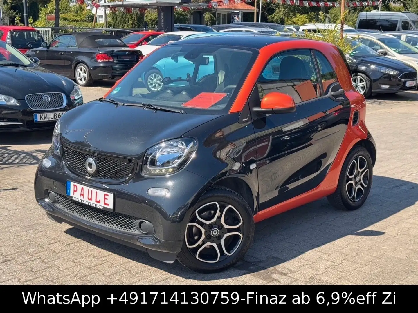smart forTwo PASSION-KLIMA-PANO-SHZG-TEMP-ALLW-SER NEU Schwarz - 1
