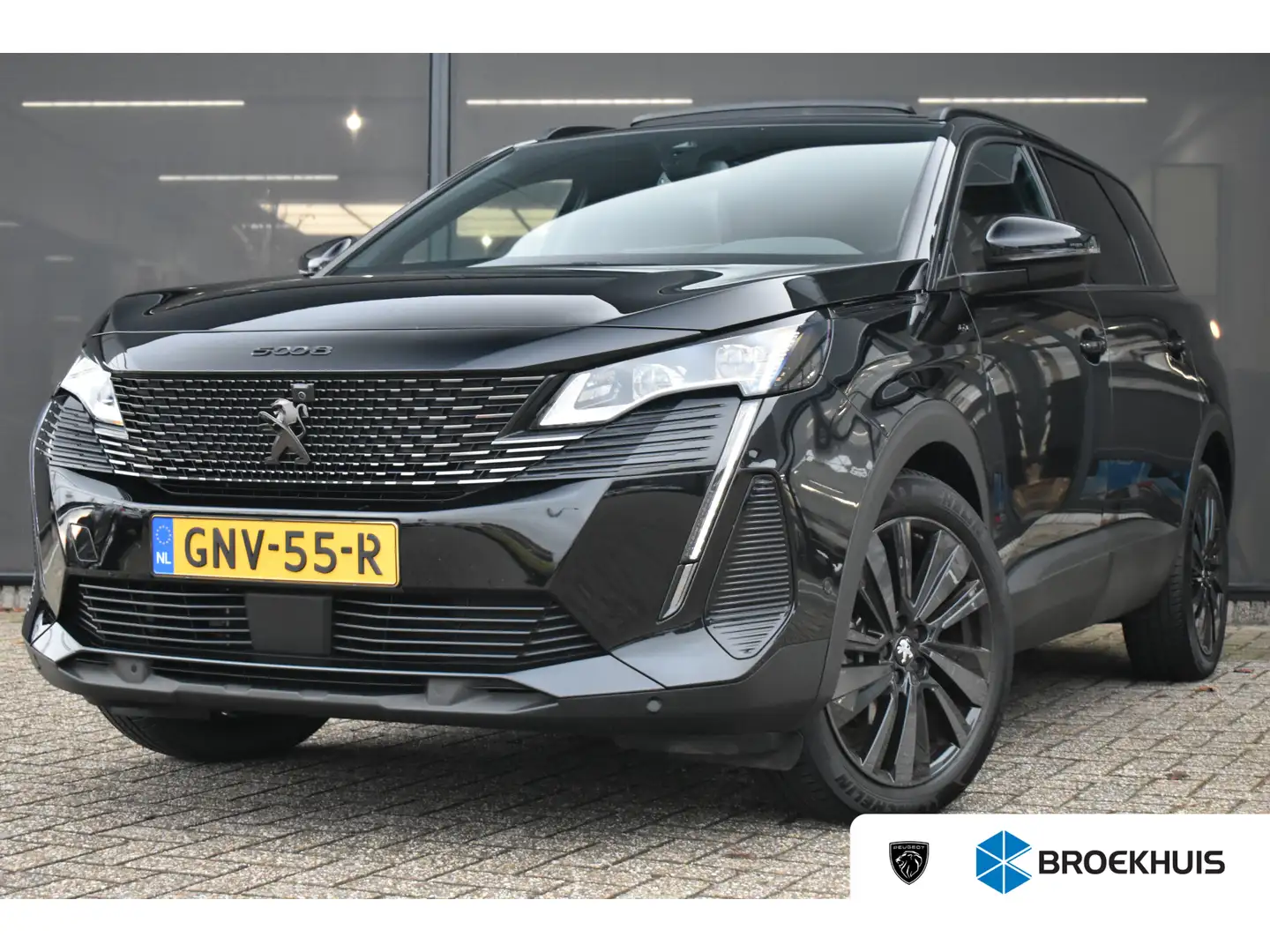 Peugeot 5008 1.2 Hybrid 145 GT 7p. | Schuif-/Kanteldak | Elektr Negro - 1