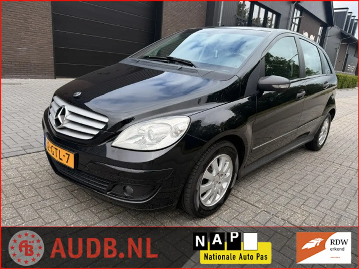 Mercedes-Benz B 170 VOL AUTOMAAT| AIRCO|SPORT VLG.| Schwarz - 1