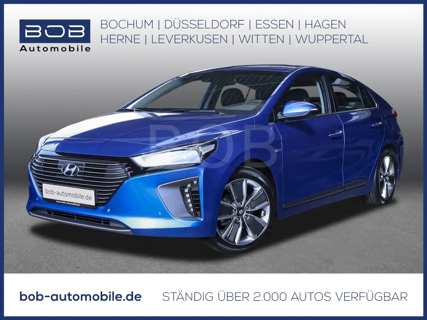 Hyundai IONIQ 1,6 Premium HEV NAVI TWA SHZ XENON RFK BT Kék - 1