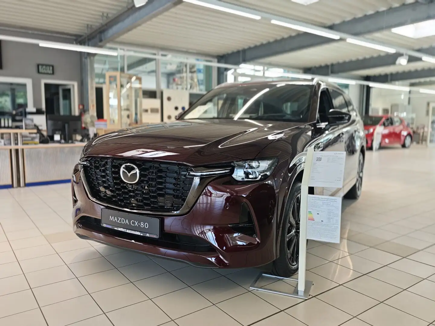 Mazda CX-80 2.5L e-SKYACTIV PHEV 327ps AWD Homura Plus Rood - 1