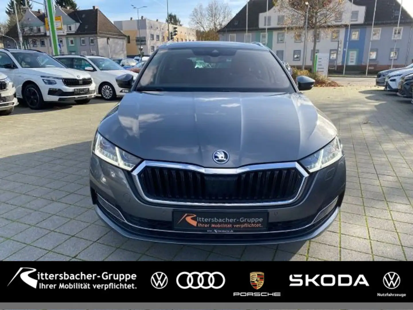 Skoda Octavia Combi 2.0 TDI DPF Style AHK beheiz. WSS Grijs - 1