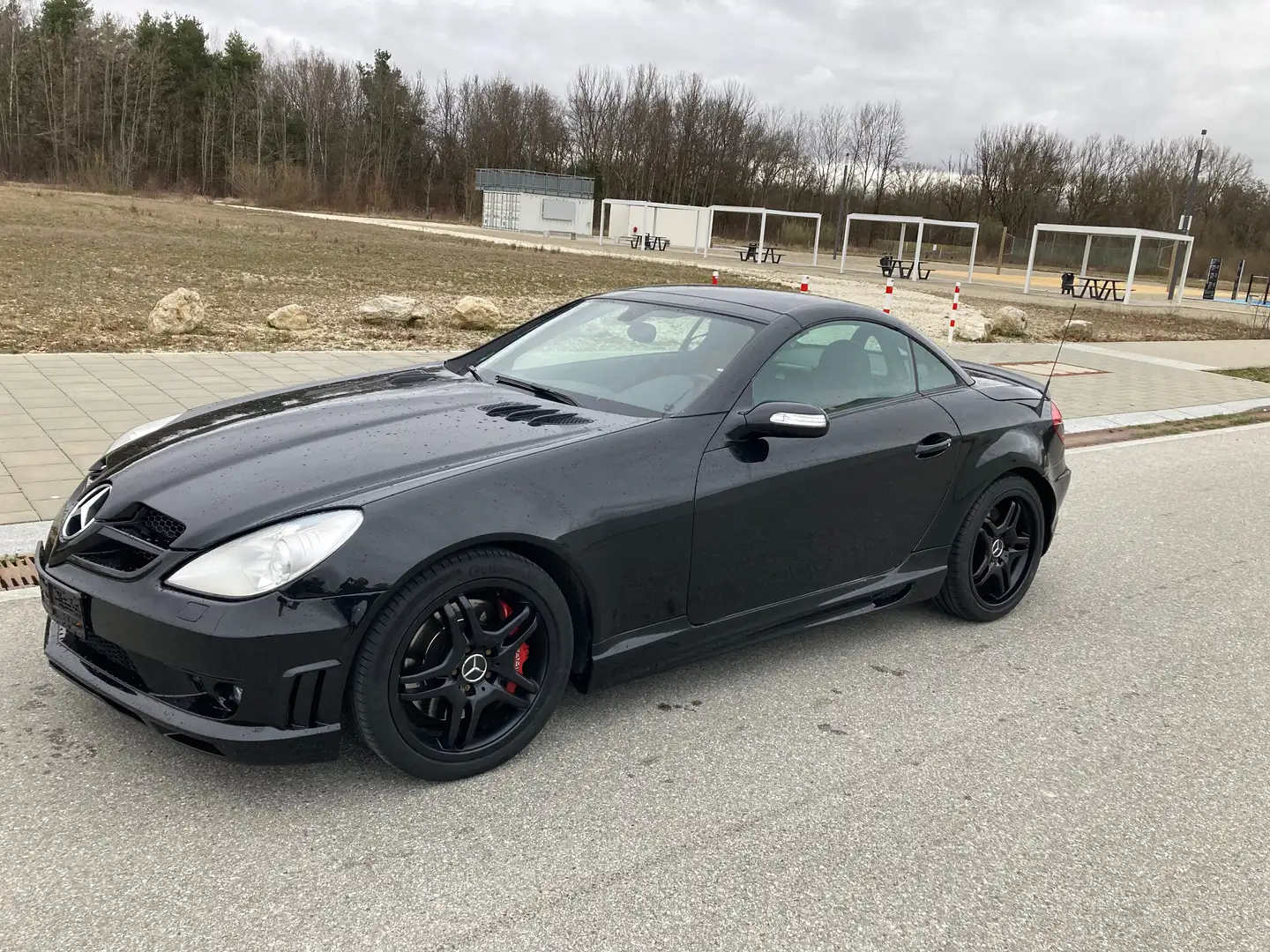 Mercedes-Benz SLK 55 AMG SLK-Klasse Roadster 7G-TRONIC Schwarz - 1