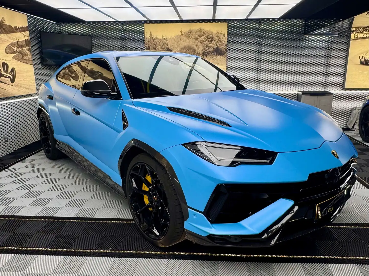 Lamborghini Urus Performante Bleu Cepheus MATT Full PPF Bleu - 1