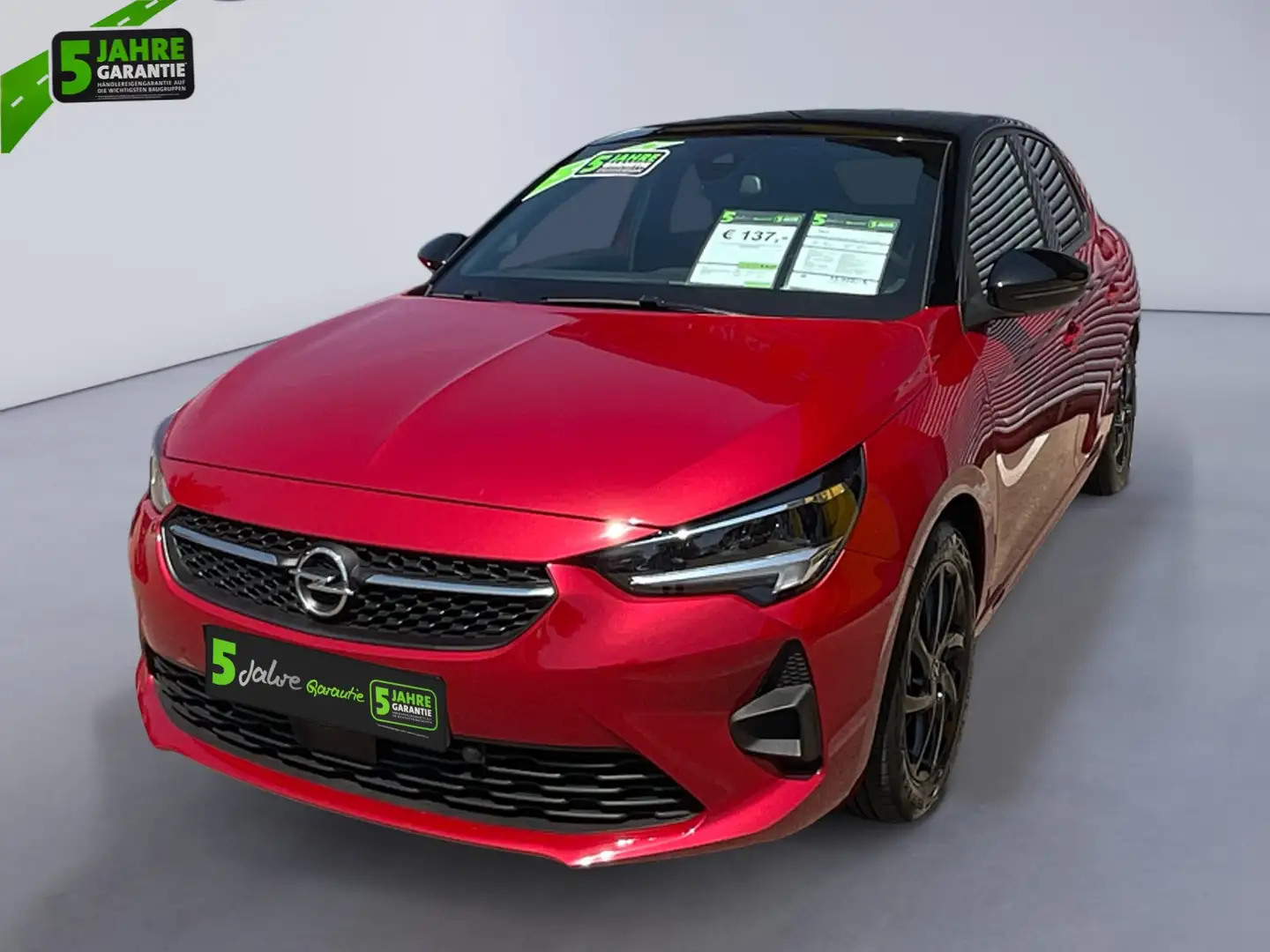 Opel Corsa F 1.2 Turbo GS Line FLA SpurH LM KAM LED Rood - 2