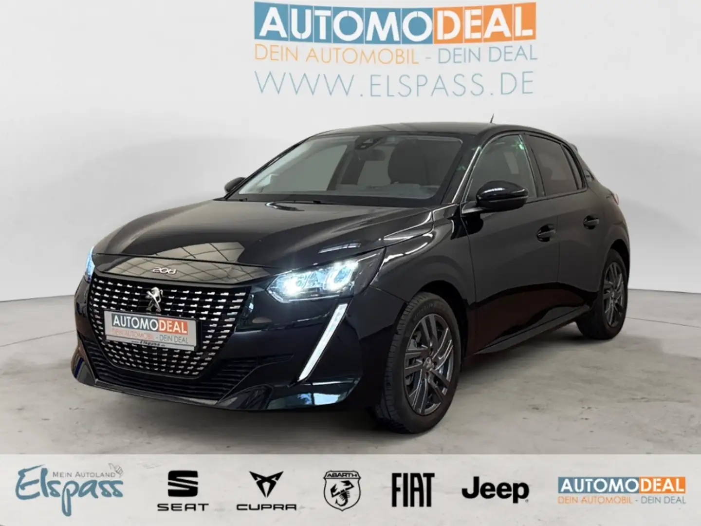 Peugeot 208 Active Pack  Allure AUTOMATIK NAV LED SITZ.HZG TEM Schwarz - 1