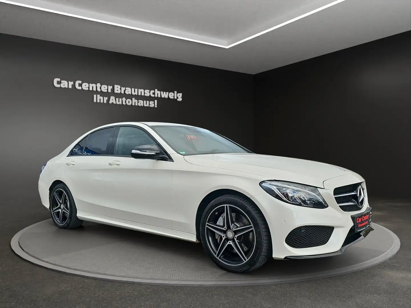 Mercedes-Benz C 250 BlueTEC AMG Line Automatik+AHK Blanc - 2